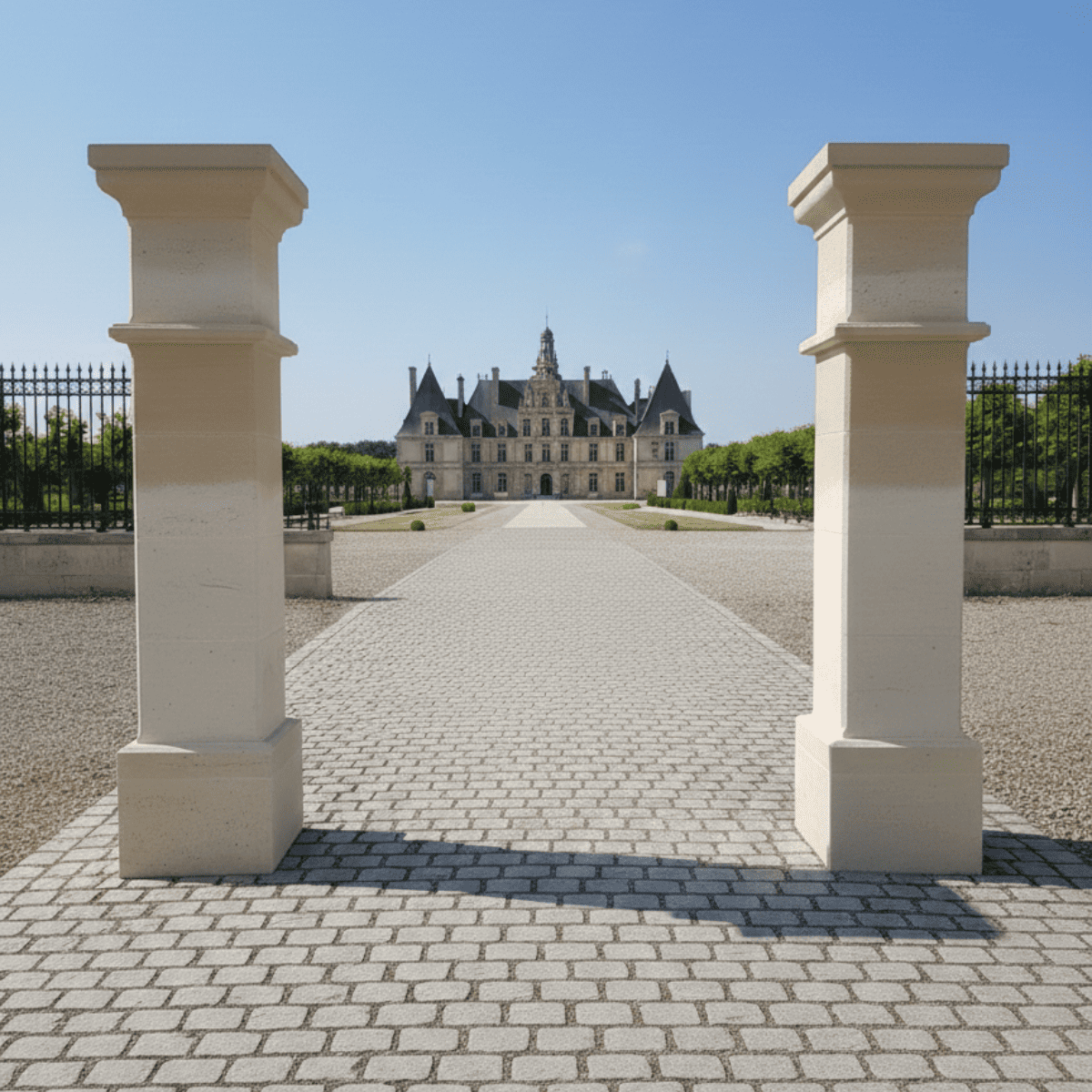 Pilier - Pierre Naturelle - Sireuil -