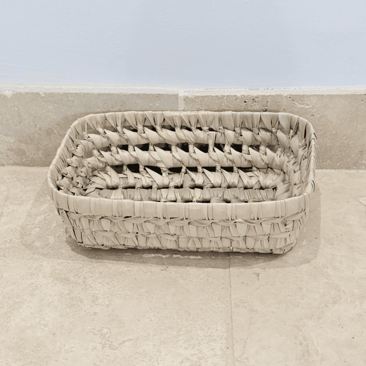 Panière artisanale - Doum - 20/15/6 cm -