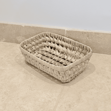 Panière artisanale - Doum - 20/15/6 cm -