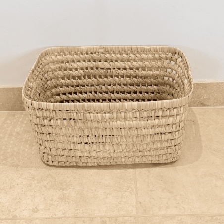 Panière artisanale - Doum - 38/27/20 cm -