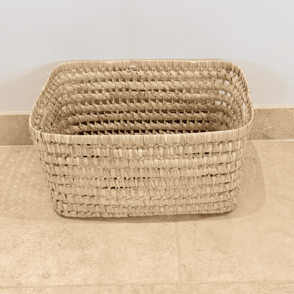 Panière artisanale - Doum - 38/27/20 cm -