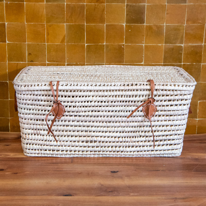 Coffre de rangement - Doum & Cuir - Léa -