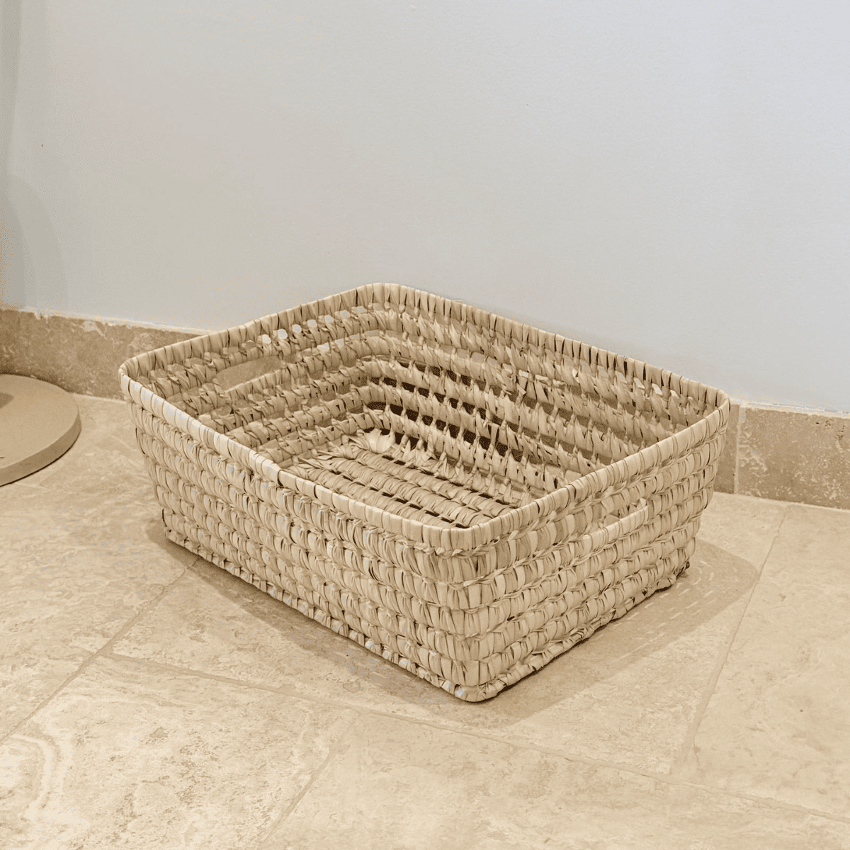 Panière artisanale - Doum - 40/30/15 cm -