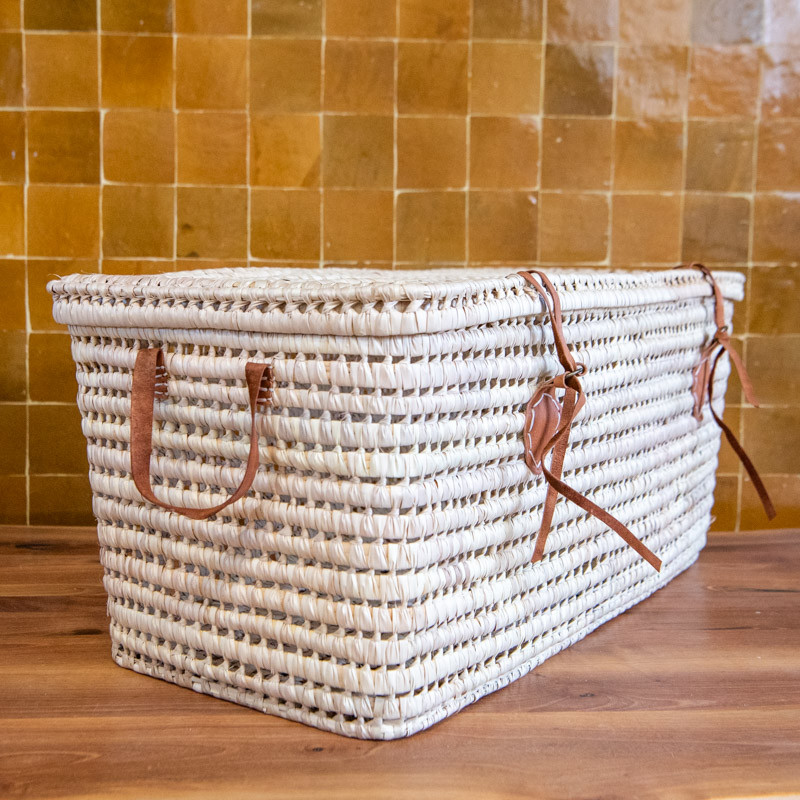 Coffre de rangement - Doum & Cuir - Léa -