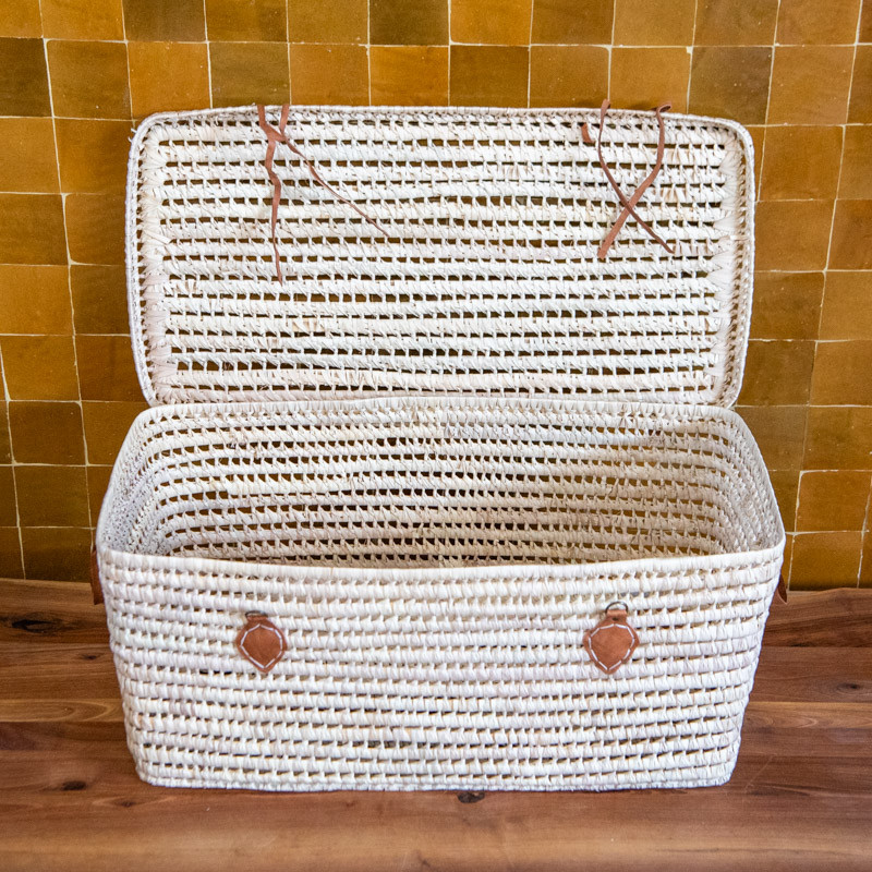 Coffre de rangement - Doum & Cuir - Léa -