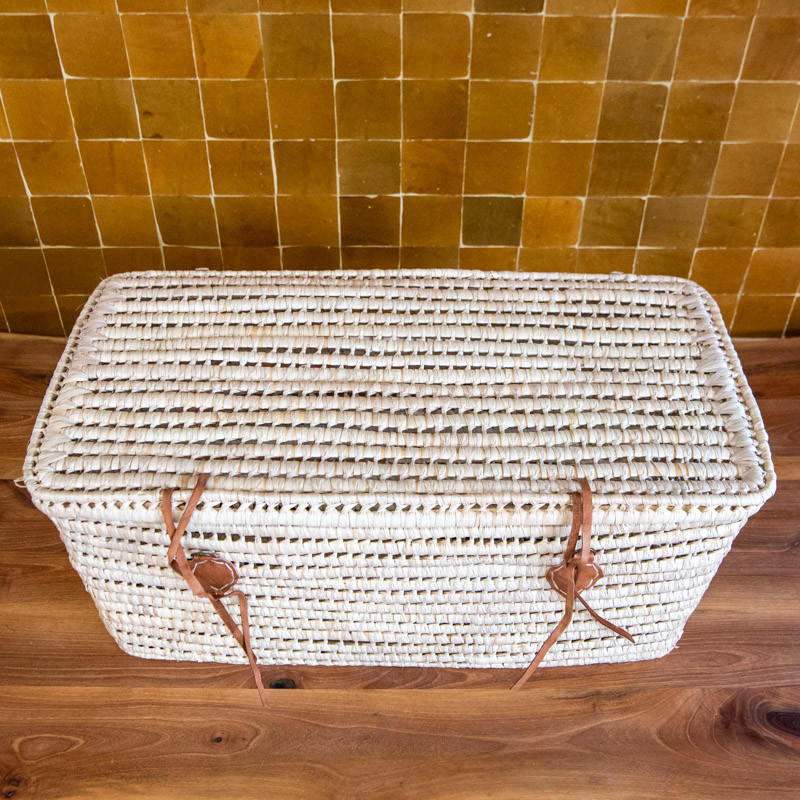 Coffre de rangement - Doum & Cuir - Léa -