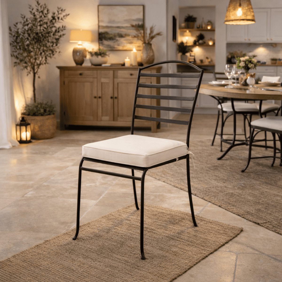 Chaise en fer forgé - Empilable II -