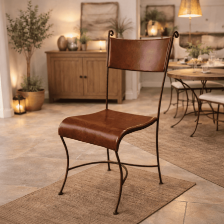 Chaise en fer forgé - Escargot I -