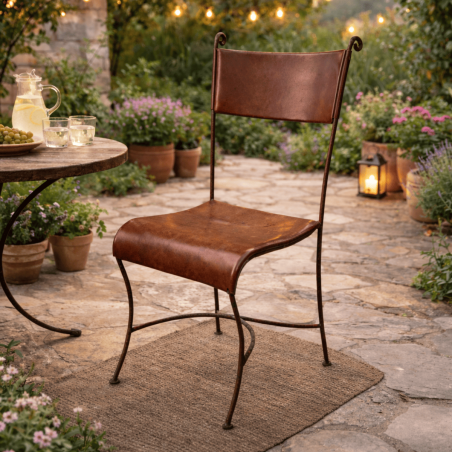 Chaise en fer forgé - Escargot I -