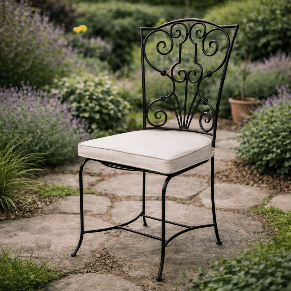 Chaise en fer forgé - Anna -