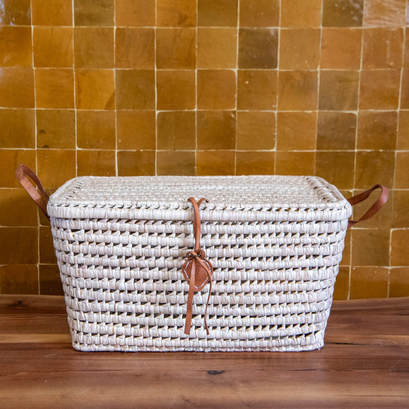 Coffre de rangement - Doum & Cuir - Léa -