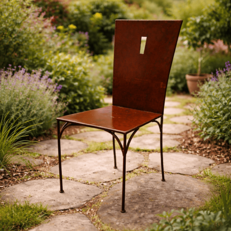 Chaise en fer forgé - Monastere -