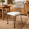 Chaise en fer forgé - New -