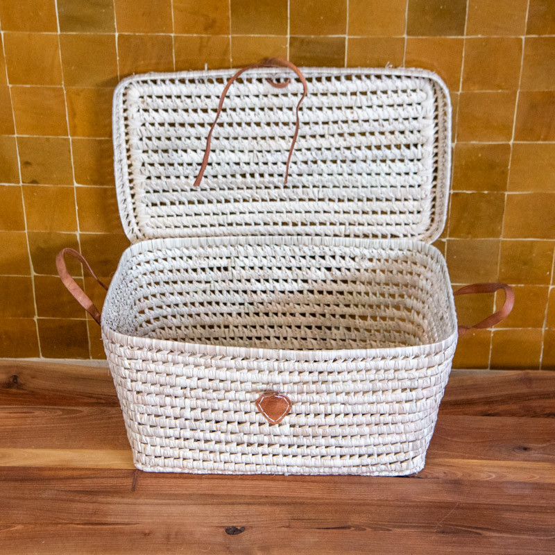 Coffre de rangement - Doum & Cuir - Léa -