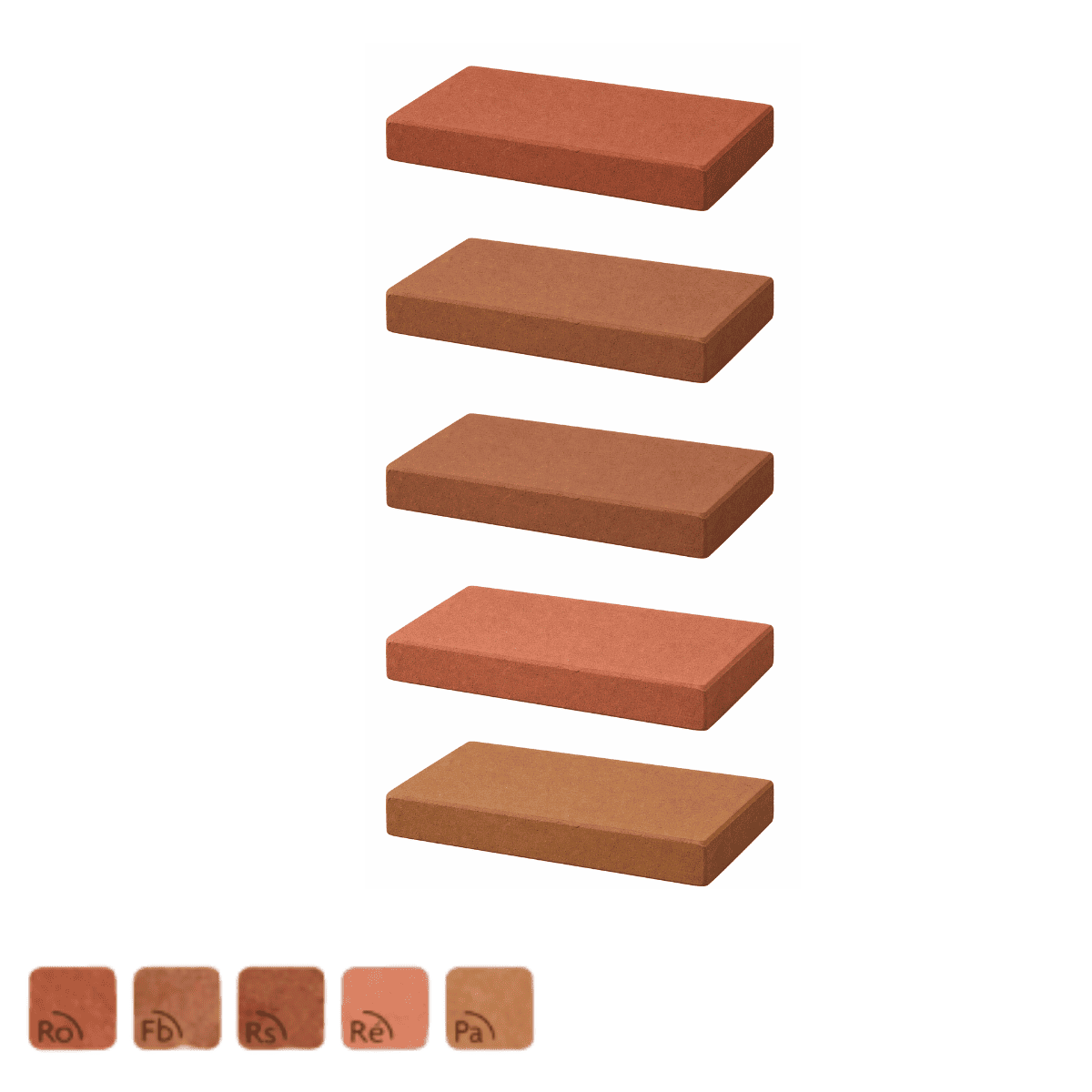 Brique - Foraine - 42x28cm - 5cm - Panachée -