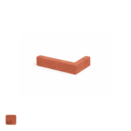 Brique - Plaquette Equerre de Parement - 28x13,5x5cm - 2cm - Uni -