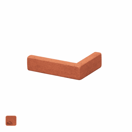 Brique - Plaquette Equerre de Parement - 22x10,5x5cm - 2cm - Uni -