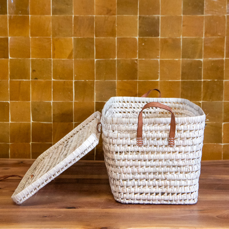 Coffre de rangement - Doum & Cuir - Léa -