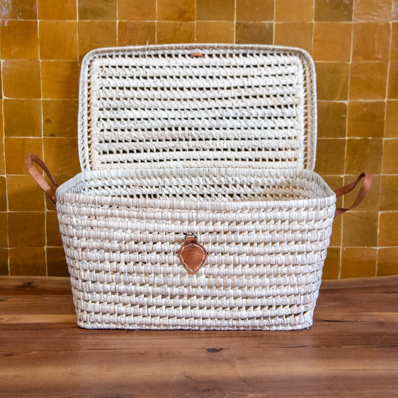 Coffre de rangement - Doum & Cuir - Léa -