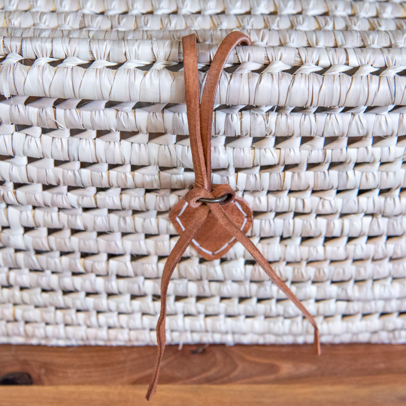 Coffre de rangement - Doum & Cuir - Léa -