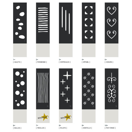 Totem Ardoise - 200/50cm -