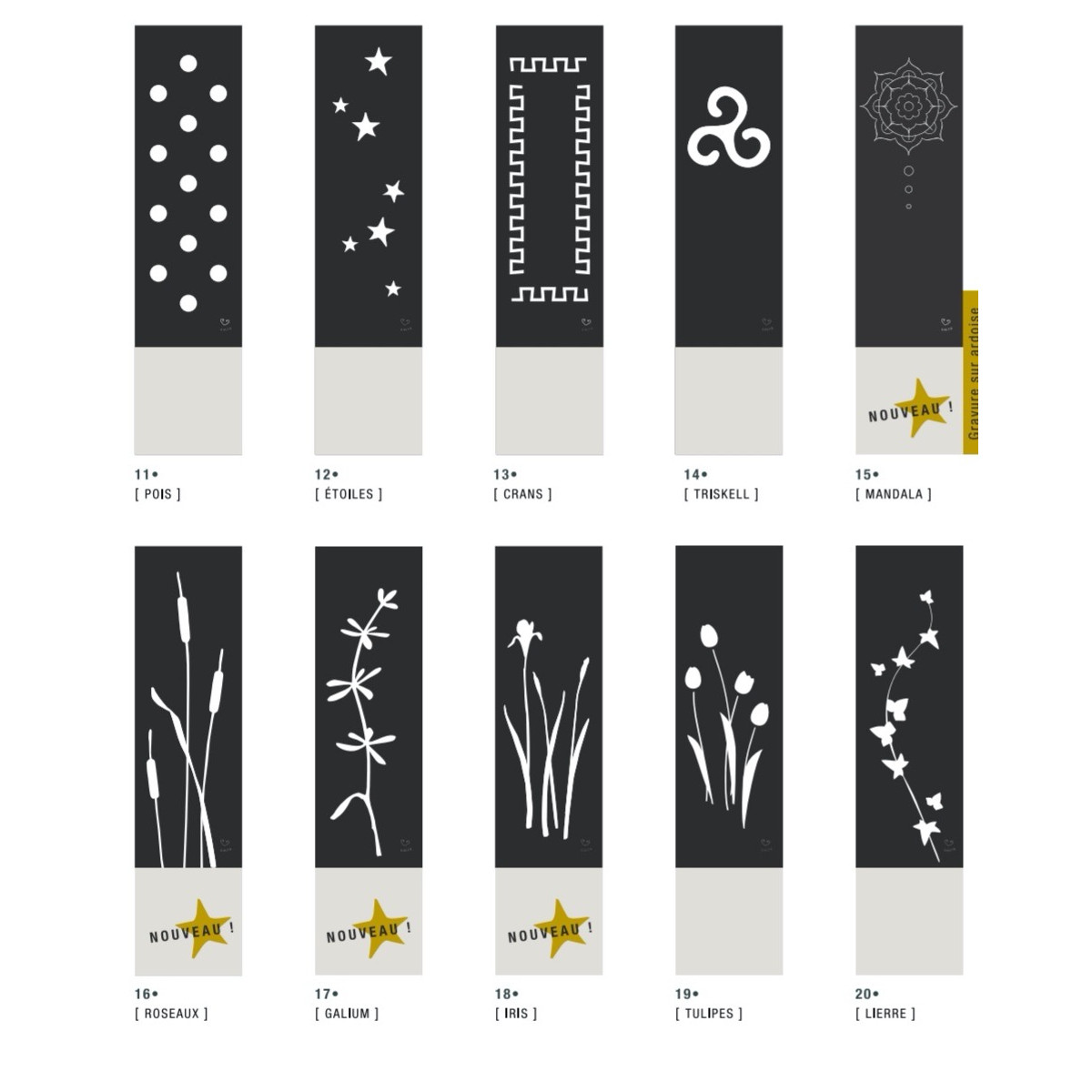 Totem Ardoise - 200/50cm -