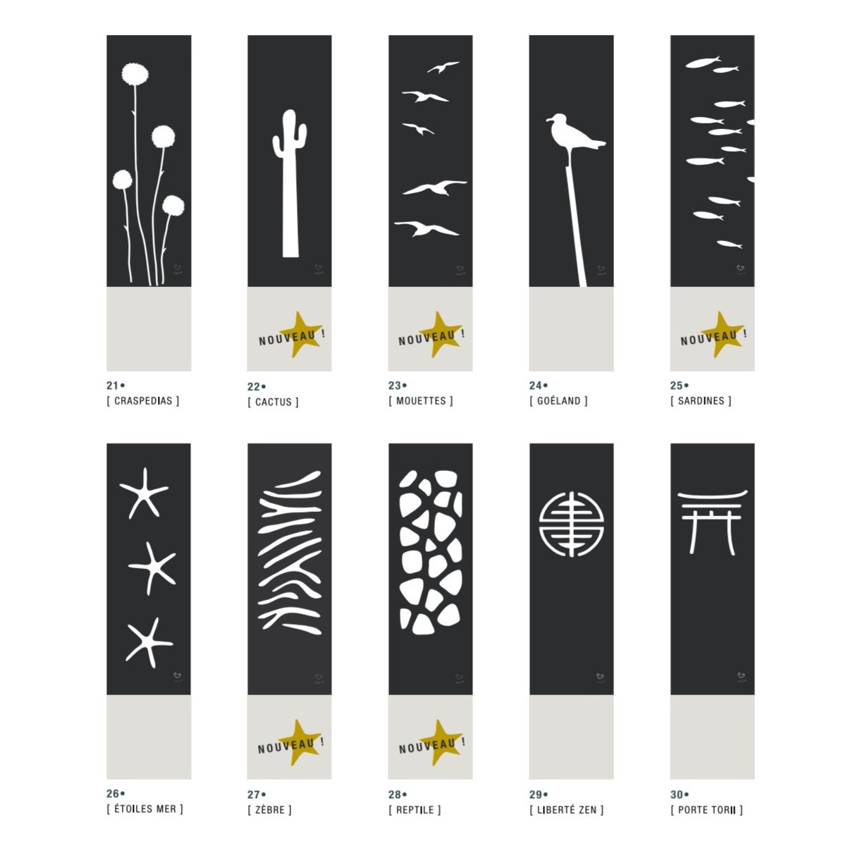 Totem Ardoise - 200/50cm -