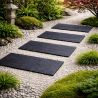 Pas japonais - Ardoise - 60x30cm - ≈30mm - Rectangle -