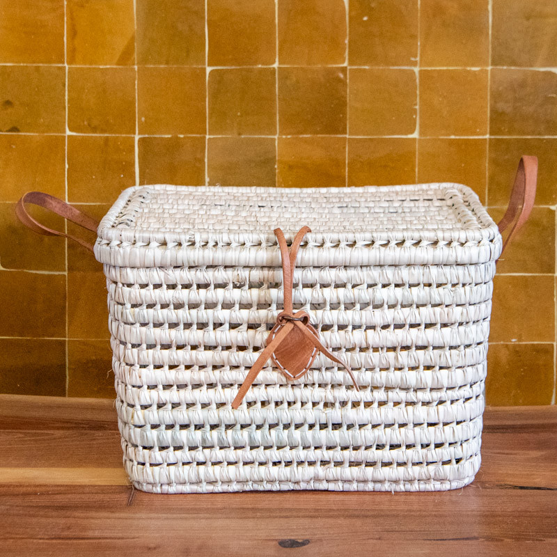 Coffre de rangement - Doum & Cuir - Léa -