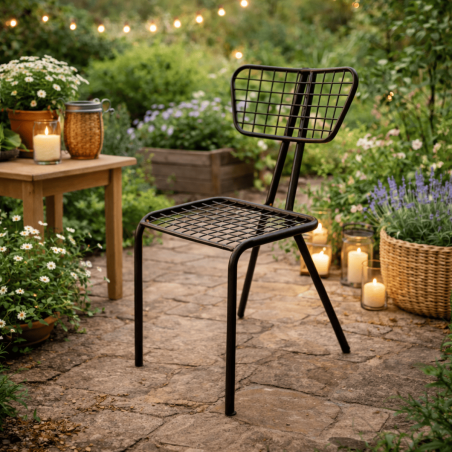 Chaise en fer forgé - Zohra -