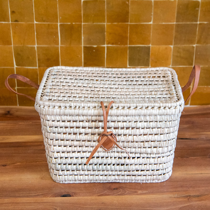 Coffre de rangement - Doum & Cuir - Léa -