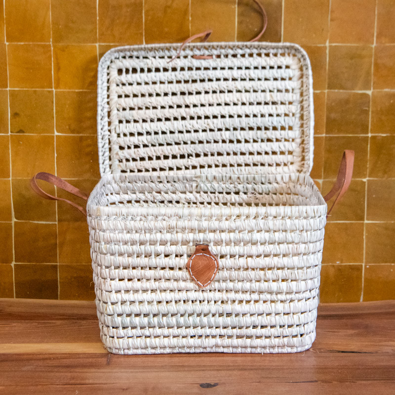 Coffre de rangement - Doum & Cuir - Léa -