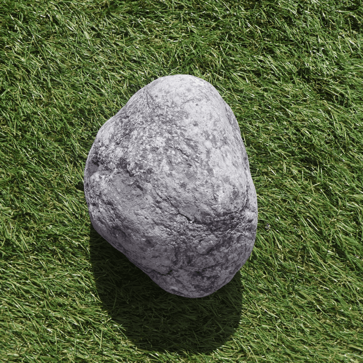 Galet XXL de Marbre Noir Veiné Blanc - 150/300mm -