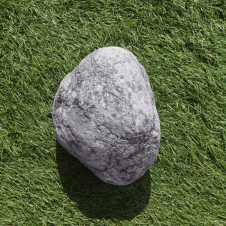 Galet XXL de Marbre Noir Veiné Blanc - 150/300mm -