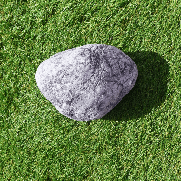 Galet XXL de Marbre Noir Veiné Blanc - 150/300mm -