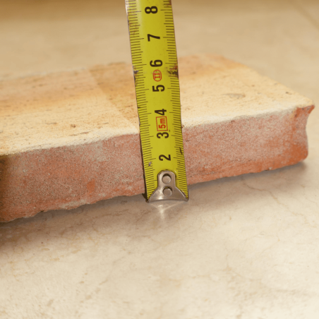 Echantillon - Briquette 25x12 cm - Terre Cuite Réédition - Épaisseur 3cm -