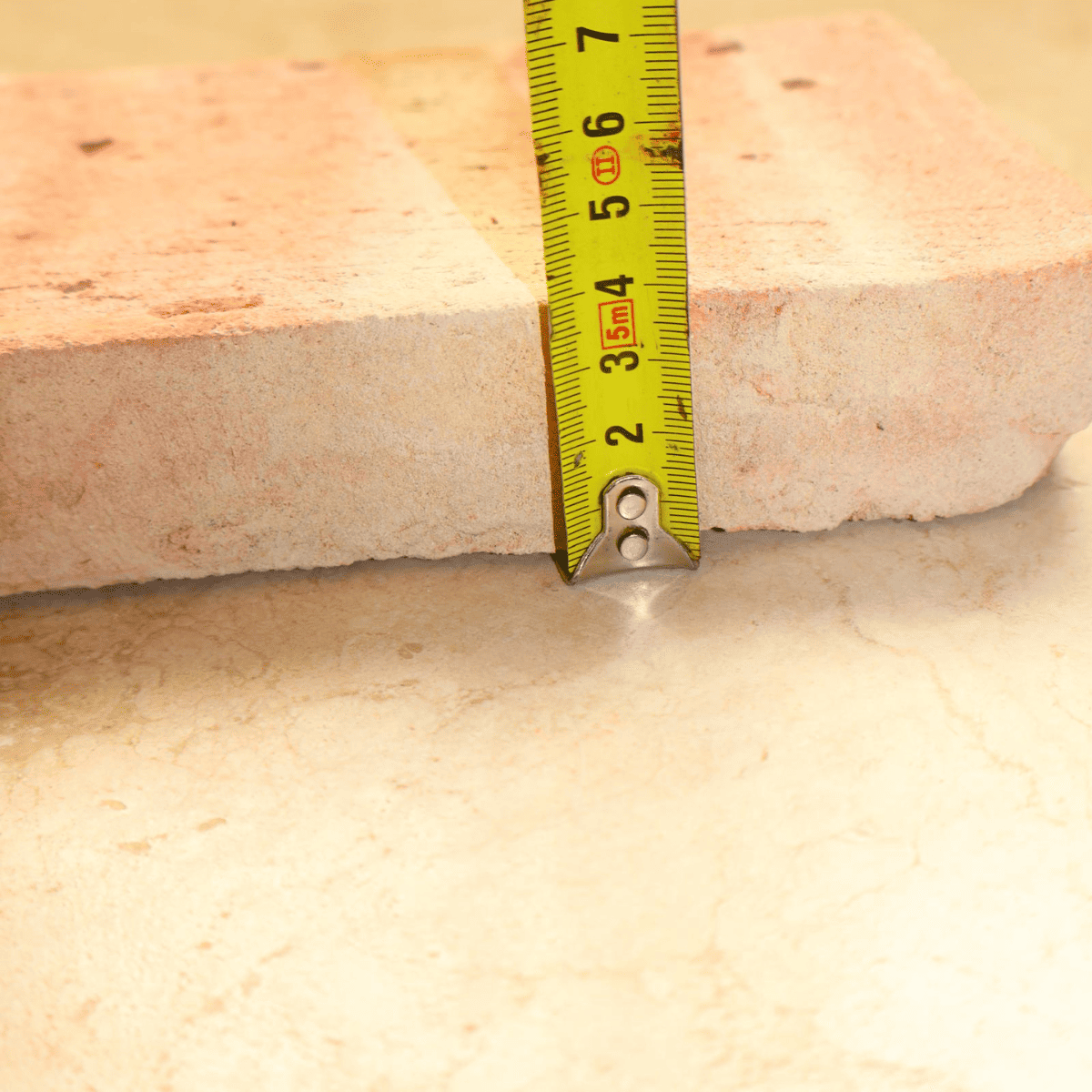 Echantillon - Briquette 25x12 cm - Terre Cuite Réédition - Épaisseur 4cm -