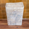 Panière artisanale - Doum - ≈40x40x50cm - Jules -