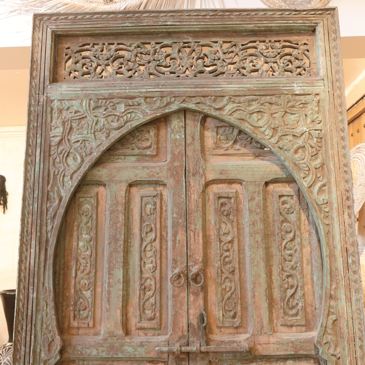 Porte en Bois Marocaine - ≈ 216x100cm - Daw -