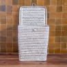 Panière artisanale - Doum - ≈40x40x50cm - Jules -