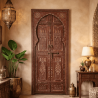 Porte en Bois Marocaine - ≈ 198x75cm - Ahmar -