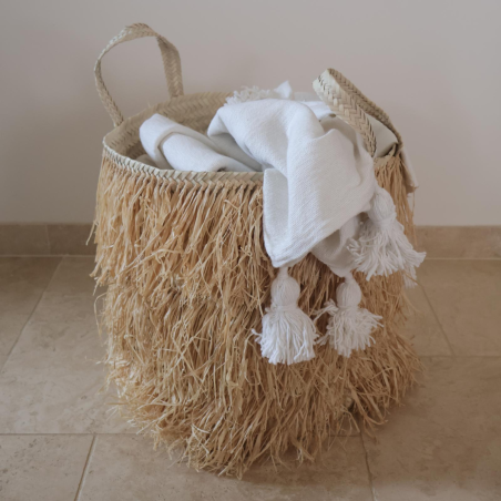 Panière artisanale - Doum - 45/60h -