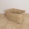 Panière artisanale - Doum - 48x30x26h -