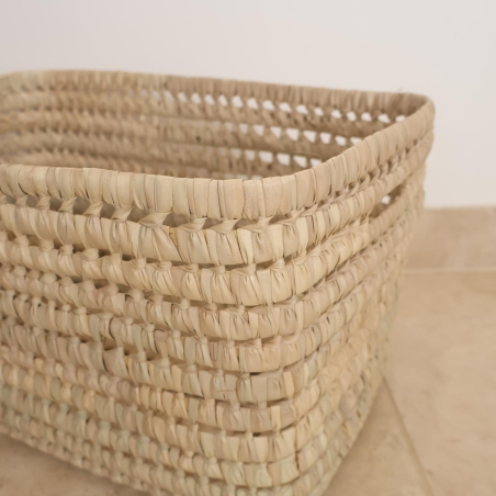 Panière artisanale - Doum - 48x30x26h -