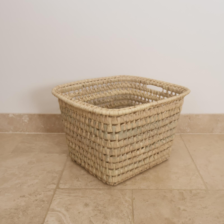 Panière artisanale - Doum - 36x33x24h -