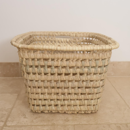 Panière artisanale - Doum - 36x33x24h -