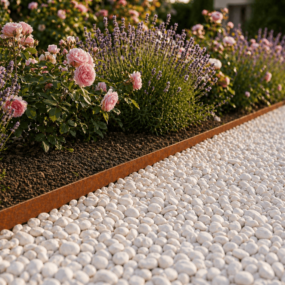 Bordure - Acier Corten - Hauteur 6.5cm - Longueur 1m - Epaisseur 1.6mm -