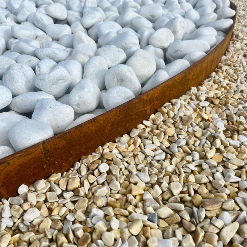 Bordure - Acier Corten - Hauteur 10cm - Longueur 1m - Epaisseur 1.6mm -