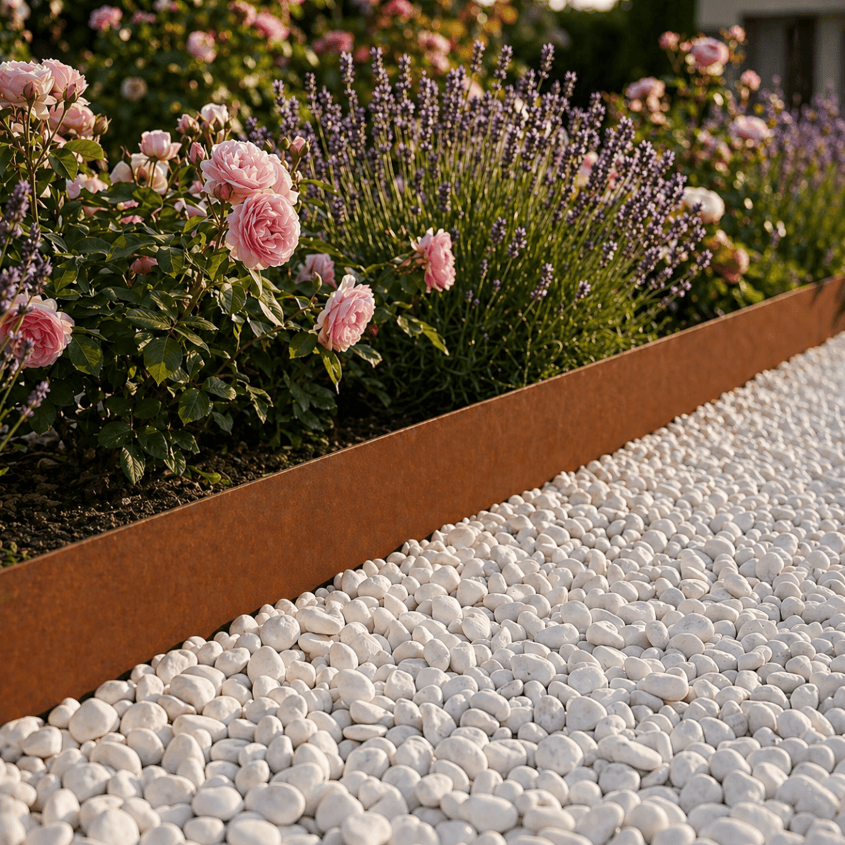 Bordure - Acier Corten - Hauteur 15cm - Longueur 1m - Epaisseur 1.6mm -