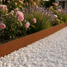 Bordure - Acier Corten - Hauteur 15cm - Longueur 1m - Epaisseur 1.6mm -